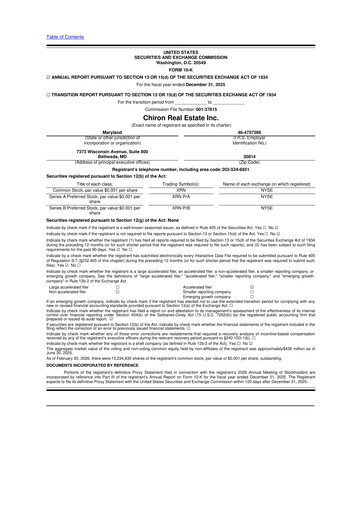 Thumbnail Global Medical REIT
 10-K Annual Report 2025