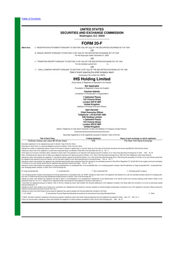 Miniature IHS Towers 20-F Rapport annuel 2025