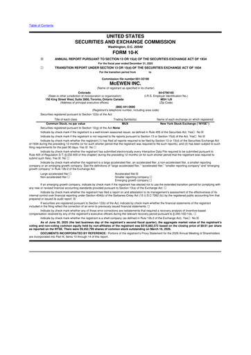 Thumbnail McEwen Mining 10-K Annual Report 2025