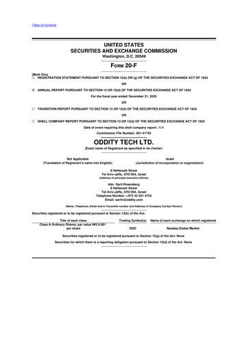 Thumbnail ODDITY Tech 20-F Annual Report 2025