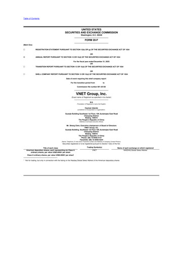 Thumbnail VNET Group 20-F Annual Report 