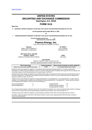 Thumbnail Fluence Energy 10-Q Quarterly Report FY2026 
