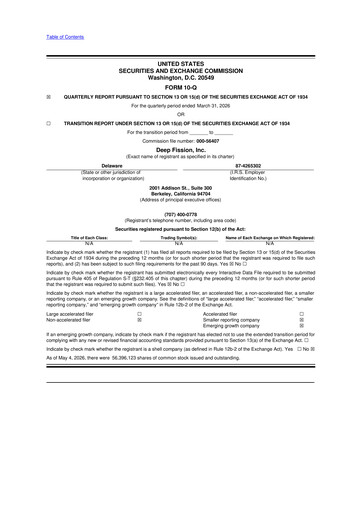 Thumbnail Deep Fission, Inc. 10-Q Quarterly Report FY2026 