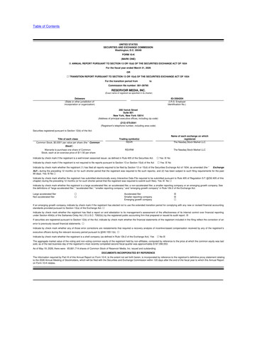 Thumbnail Reservoir Media 10-K Annual Report 2026