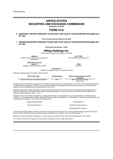 Thumbnail Hilltop Holdings 10-Q Quarterly Report FY2026 