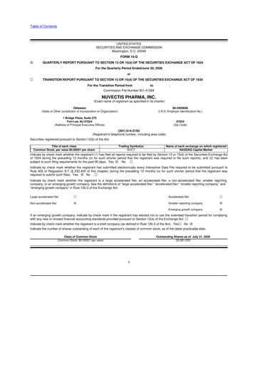 Thumbnail Nuvectis Pharma 10-Q Quarterly Report FY2026 