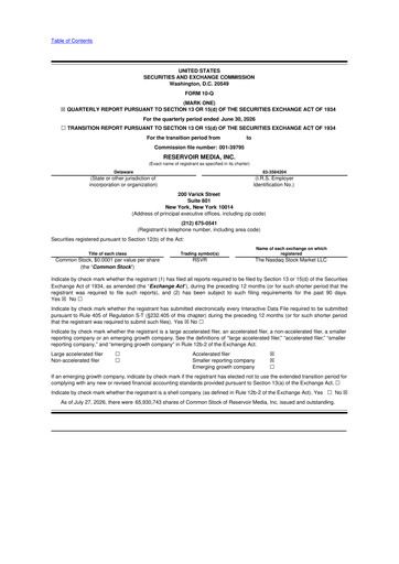 Thumbnail Reservoir Media 10-Q Quarterly Report FY2026 