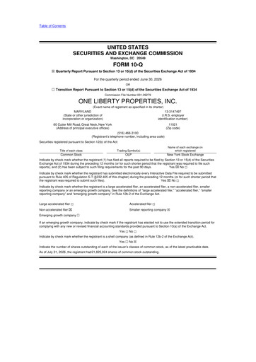 Thumbnail One Liberty Properties 10-Q Quarterly Report FY2026 