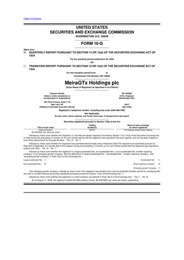 Thumbnail MeiraGTx 10-Q Quarterly Report FY2026 