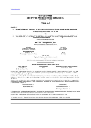 Miniature BioXcel Therapeutics 10-Q Rapport trimestriel 2026 