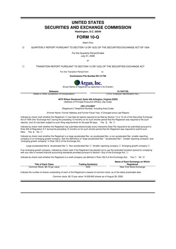 Thumbnail Argan 10-Q Quarterly Report FY2027 