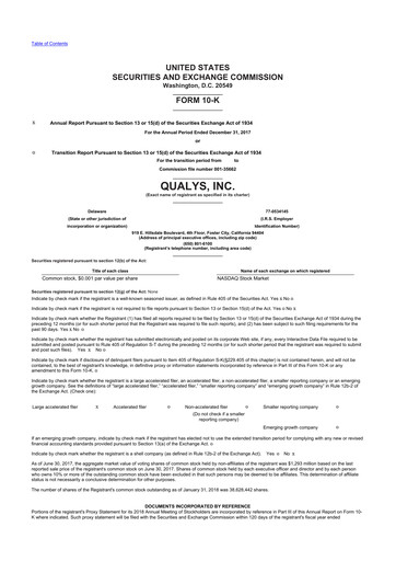 Thumbnail Qualys 10-K Annual Report 2017