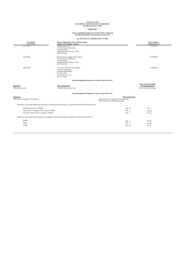 Thumbnail TXNM Energy 10-K Annual Report 