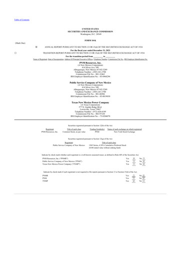 Thumbnail TXNM Energy 10-K Annual Report 