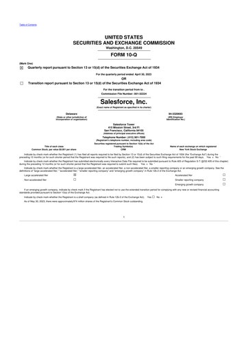 Vorschaubild Salesforce 10-Q Quartalsbericht 2024 