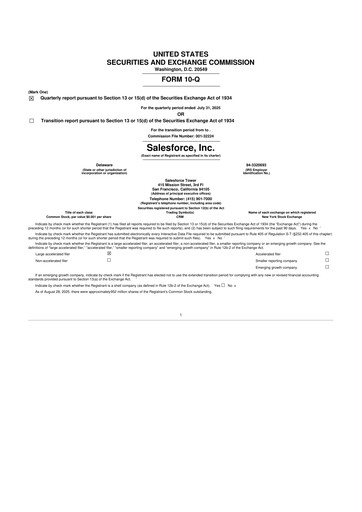 Vorschaubild Salesforce 10-Q Quartalsbericht 2026 