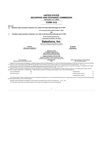 Vorschaubild Salesforce 10-Q Quartalsbericht 2026 