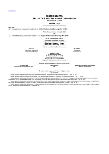 Vorschaubild Salesforce 10-K Jahresbericht 2025