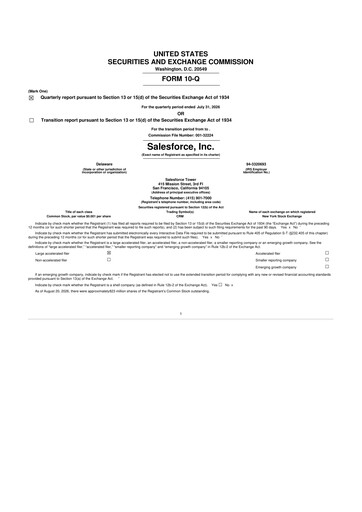 Thumbnail Salesforce 10-Q Quarterly Report FY2027 