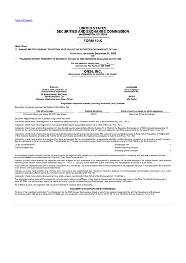 Thumbnail ON24 10-K Annual Report 2024