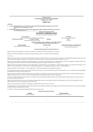 Thumbnail Visteon 10-K Annual Report 2024