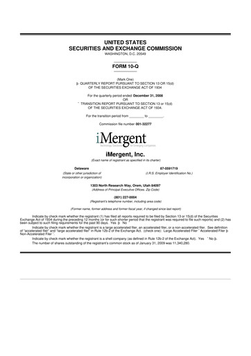 Vorschaubild Crexendo 10-Q Quartalsbericht  