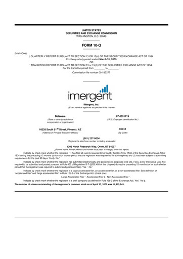 Vorschaubild Crexendo 10-Q Quartalsbericht  