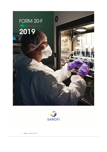 Thumbnail Sanofi 20-F Annual Report 2019