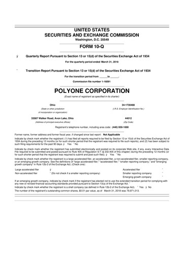 Vorschaubild Avient 10-Q Quartalsbericht 2018 