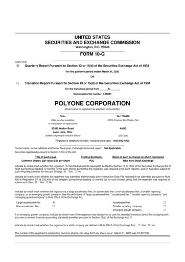 Vorschaubild Avient 10-Q Quartalsbericht 2020 