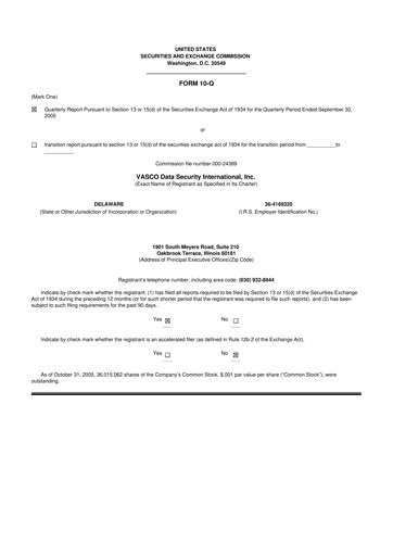 Thumbnail OneSpan 10-Q Quarterly Report FY 