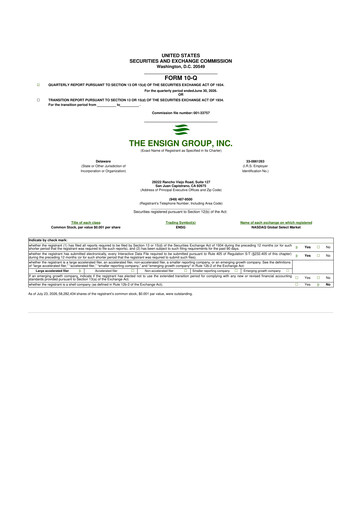 Thumbnail The Ensign Group 10-Q Quarterly Report FY2026 