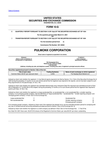 Thumbnail Pulmonx 10-Q Quarterly Report FY 