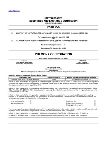 Thumbnail Pulmonx 10-Q Quarterly Report FY 