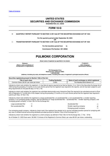 Thumbnail Pulmonx 10-Q Quarterly Report FY 