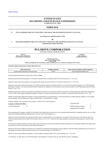 Thumbnail Pulmonx 10-K Annual Report 2024