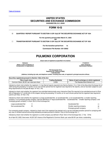 Thumbnail Pulmonx 10-Q Quarterly Report FY 