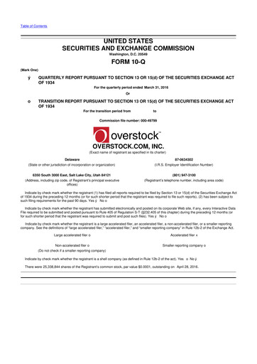 Thumbnail Bed Bath & Beyond 10-Q Quarterly Report FY2016 