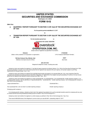 Thumbnail Bed Bath & Beyond 10-Q Quarterly Report FY2017 