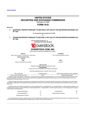 Thumbnail Bed Bath & Beyond 10-Q Quarterly Report FY2020 