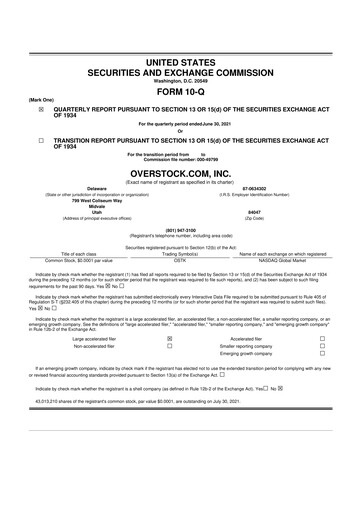 Thumbnail Bed Bath & Beyond 10-Q Quarterly Report FY2021 