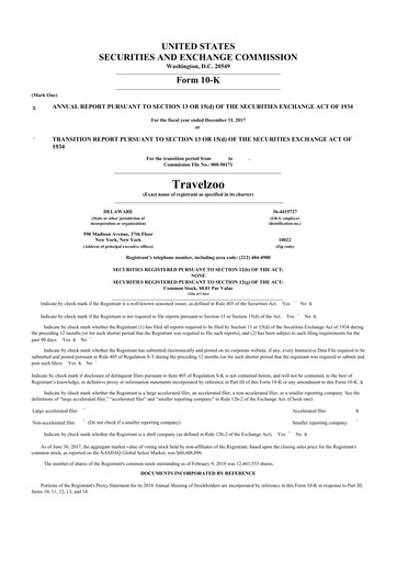 Thumbnail Travelzoo 10-K Annual Report 2017