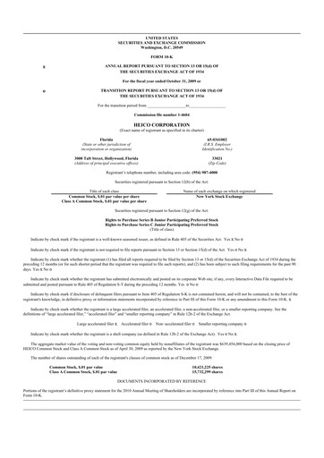 Thumbnail HEICO 10-K Annual Report 