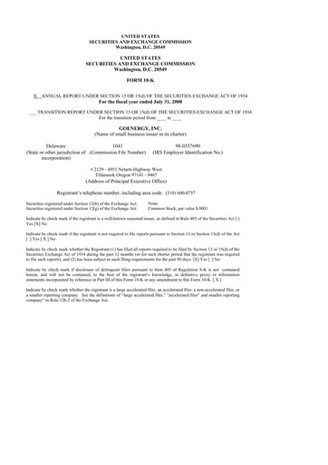 Thumbnail Prairie Operating 10-K Annual Report 