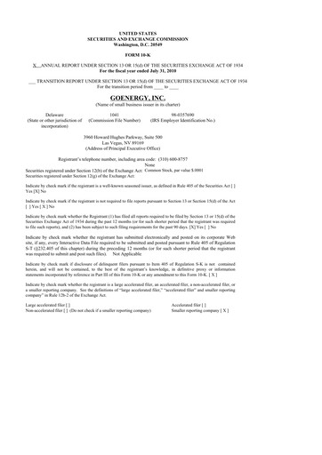 Thumbnail Prairie Operating 10-K Annual Report 