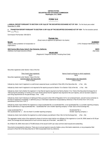 Thumbnail Power Solutions International 10-K Annual Report 2008