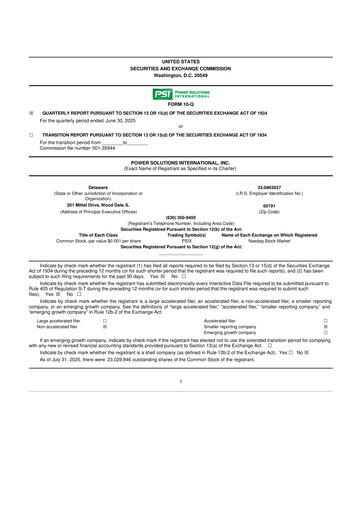 Thumbnail Power Solutions International 10-Q Quarterly Report FY2025 Q2