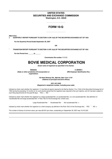 Miniature Apyx Medical 10-Q Rapport trimestriel  