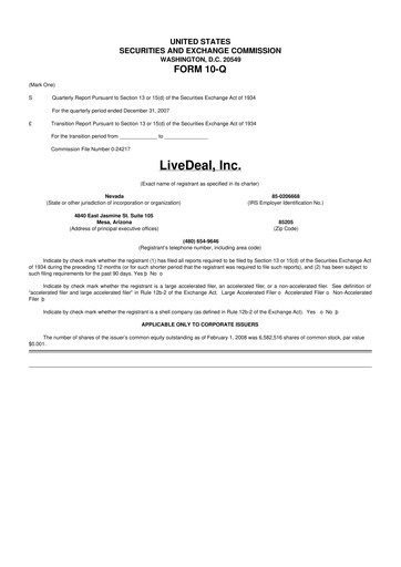 Thumbnail Live Ventures 10-Q Quarterly Report FY 