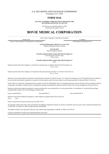 Thumbnail Apyx Medical 10-K Annual Report 